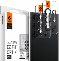 Set 2 folii camera rezistenta la zgarieturi pentru Samsung Galaxy S23 Ultra Negru 