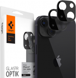 Set 2 folii de protectie camera pentru iPhone 13/13 mini Negru 