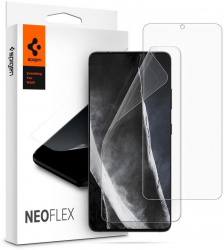 Set 2 folii de protectie rezistenta la zgarieturi pentru Samsung Galaxy S21 Ultra 5G Clear 