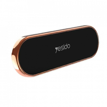 Suport de Masina Universal Telefon pentru Bord Prindere Magentica Policarbonat H17 Rose Gold 