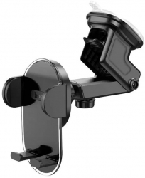 Suport de Telefon pentru Parbriz si Bord Silicon Shiny H223 Negru 
