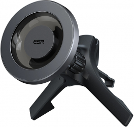 Suport Grila Ventilatie Universal Telefon Policarbonat HaloLock H165 Metallic Grey 