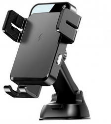 Suport pentru Telefon cu Incarcare Wireless F16 Black 