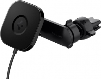 Suport pentru telefon prindere Grila Ventilatie cu Incarcare Wireless 12W F182 Black 