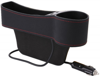 Dispozitiv Pentru Organizare Auto cu Porturi 2 x USB Advanced I278 Deep Dark 