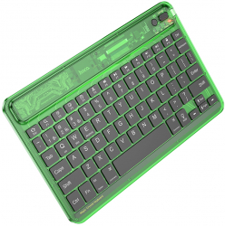 Tastatura Wireless Bluetooth 500mAh Transparent Discovery Edition S403 Candy Green 