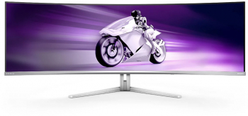 Monitor LED Philips Gaming Evnia 49M2C8900 Curbat 48.9 inch DQHD QD-OLED 0.03 ms 240 Hz KVM USB-C HDR G-Sync Compatible & FreeSync Premium