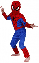 Costum Spiderman pentru copii marime L pentru 7 - 9 ani 