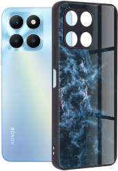 Husa Cu Grad Ridicat de Protectie pentru Honor X6a Ergonomic Y425 Hard Plastic Majestic NavyNebula 