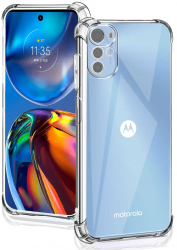 Husa Cu Grad Ridicat de Protectie pentru Motorola Moto E32/Moto E32s/Moto G22 Ergonomic Y195 Siliciu Crystal Clear