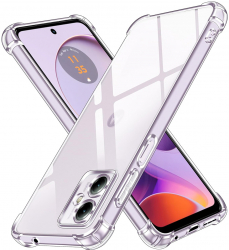 Husa Cu Grad Ridicat de Protectie pentru Motorola Moto G14 Stylish Look Y204 Siliciu Crystal Clear 
