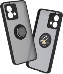 Husa Cu Grad Ridicat de Protectie pentru Motorola Moto G84 Grip Pro Y465 Thermoresistant plastic Intense Darkness 