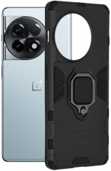 Husa Cu Grad Ridicat de Protectie pentru OnePlus 11R/OnePlus Ace 2 Grip Pro Y413 Thermoresistant plastic Intense Darkness 