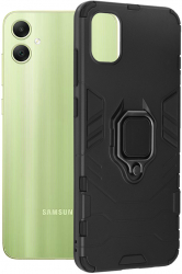 Husa Cu Grad Ridicat de Protectie pentru Samsung Galaxy A05 Impact Safe Y315 Thermoresistant plastic Intense Darkness 