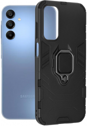 Husa Cu Grad Ridicat de Protectie pentru Samsung Galaxy A15 4G/A15 5G Premium Y309 Thermoresistant plastic Intense Darkness 
