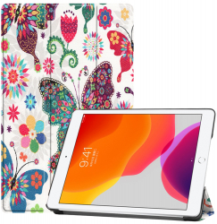 Husa Cu Grad Ridicat de Protectie pentru Tableta iPad 10.2 2019/2020/2021 Premium FoldPro N69 Nanotextil Butterfly 