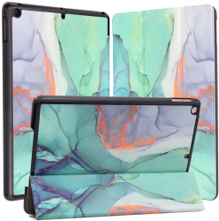 Husa Cu Grad Ridicat de Protectie pentru Tableta iPad 10.2 2019/2020/2021 Slim Protector FoldPro N68 Nanotextil Verde Time 