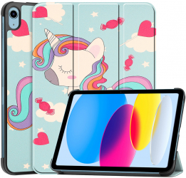 Husa Cu Grad Ridicat de Protectie pentru Tableta iPad 10 2022 10.9 Advanced Style FoldPro N48 Nanotextil Unicorn 