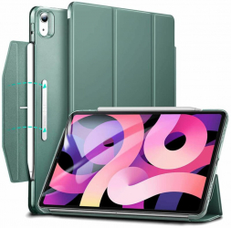 Husa Cu Grad Ridicat de Protectie pentru Tableta iPad Air 4 2020/Air 5 2022 Precision Fit Ascend Trifold N258 Piele ecologica Forest Gr 