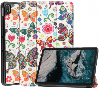 Husa Cu Grad Ridicat de Protectie pentru Tableta Samsung Galaxy Tab S8 Ultra/S9 Ultra Impact Safe FoldPro N44 Nanotextil Butterfly 