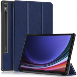 Husa Cu Grad Ridicat de Protectie pentru Tableta Samsung Galaxy Tab S9/S9 FE Elite Content FoldPro N184 Nanotextil Blue 
