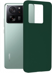Husa Cu Grad Ridicat de Protectie pentru Xiaomi 13T/13T Pro Impact Safe Y290 Siliciu Verde inchis 