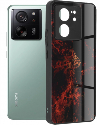 Husa Cu Grad Ridicat de Protectie pentru Xiaomi 13T/13T Pro Precision Fit Y319 Hard Plastic Elegant Ruby Nebula 