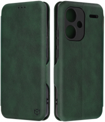 Husa Cu Grad Ridicat de Protectie pentru Xiaomi Elegant Rubymi Note 13 Pro+ 5G Sleek Defense Y500 Catifea Green 