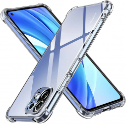Husa Cu Grad Ridicat de Protectie pentru Xiaomi Mi 11 Lite 4G/Mi 11 Lite 5G/11 Lite 5G NE Stylish Look Y156 Siliciu Crystal Clear
