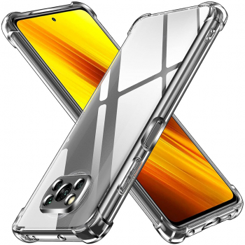 Husa Cu Grad Ridicat de Protectie pentru Xiaomi Poco X3/Poco X3 NFC/Poco X3 Pro Grip Pro Y158 Siliciu Crystal Clear 