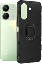 Husa Cu Grad Ridicat de Protectie pentru Xiaomi Redmi 13C 4G/Poco C65 Elite Content Y310 Thermoresistant plastic Intense Darkness 