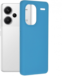 Husa Cu Grad Ridicat de Protectie pentru Xiaomi Redmi Note 13 Pro+ 5G Premium Y400 Siliciu Albastru 