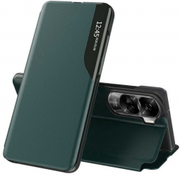 Husa Protectie pentru Honor 90 Lite Lightweight eFold Series G627 Piele ecologica Dark Verde 