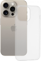 Husa Cu Grad Ridicat de Protectie pentru iPhone 15 Pro Max Precision Fit B1446 Thermoresistant plastic Transparent