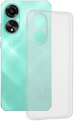 Husa Cu Grad Ridicat de Protectie pentru Oppo A78 4G Stylish Look B1004 Thermoresistant plastic Transparent 