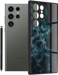 Husa Protectie pentru Samsung Galaxy S23 Ultra Grip Pro Glaze Series G2067 Lexgard Albastru Nebula 
