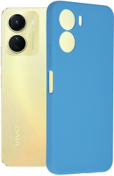 Husa Protectie pentru Vivo Y16 Impact Safe Soft Edge Silicon Flexe G1466 Silicon Flex Albastru 