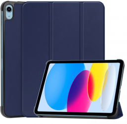 Husa Protectoare pentru Tableta iPad 10 2022 10.9 Advanced Case FoldPro V173 Microfibra Blue 