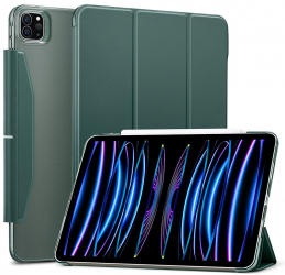 Husa Protectoare pentru Tableta iPad Pro 11 2020/2021/2022 Compact Ascend Trifold V146 Piele ecologica Emerald Green 