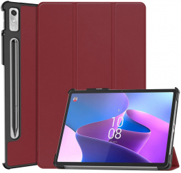 Husa Protectoare pentru Tableta Lenovo Tab P11 Pro Gen 2 11.2 Ergonomic FoldPro V79 Microfibra Elegant Ruby 