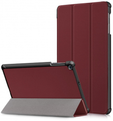 Husa Cu Grad Ridicat de Protectie pentru Tableta Samsung Galaxy Tab A 10.1 2019 T510/T515 Sleek Defense FoldPro N323 Nanotextil Rosu 
