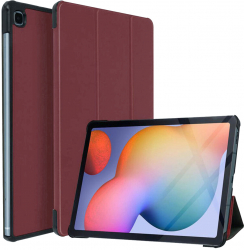 Husa Cu Grad Ridicat de Protectie pentru Tableta Samsung Galaxy Tab S6 Lite 10.4 P610/P615 Elite Content FoldPro N318 Nanotextil Rosu 