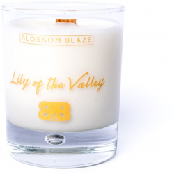 Lumanare parfumata-Lily of the Valley Bergamota Crin si Mosc Usor 185g 