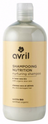 Sampon bio hidratant cu Ulei de Prune si Aloe Vera certificat organic Avril 500 ml