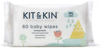 Servetele Umede Biodegradabile Kit&Kin 60 buc 