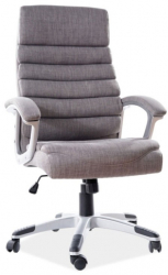 Scaun directorial SL Q087 stofa gri 66x50x125 cm 