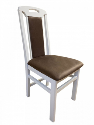 Scaun living SB Tim alb/maro 40x43x96 cm 