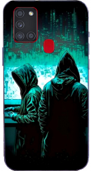Husa pentru Samsung Galaxy M31 din Silicon Model Anonymous Hacker - 1