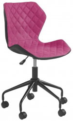 Scaun birou copii HM Matrix negru/roz 