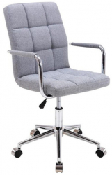 Scaun birou copii SL Q022 stofa gri 